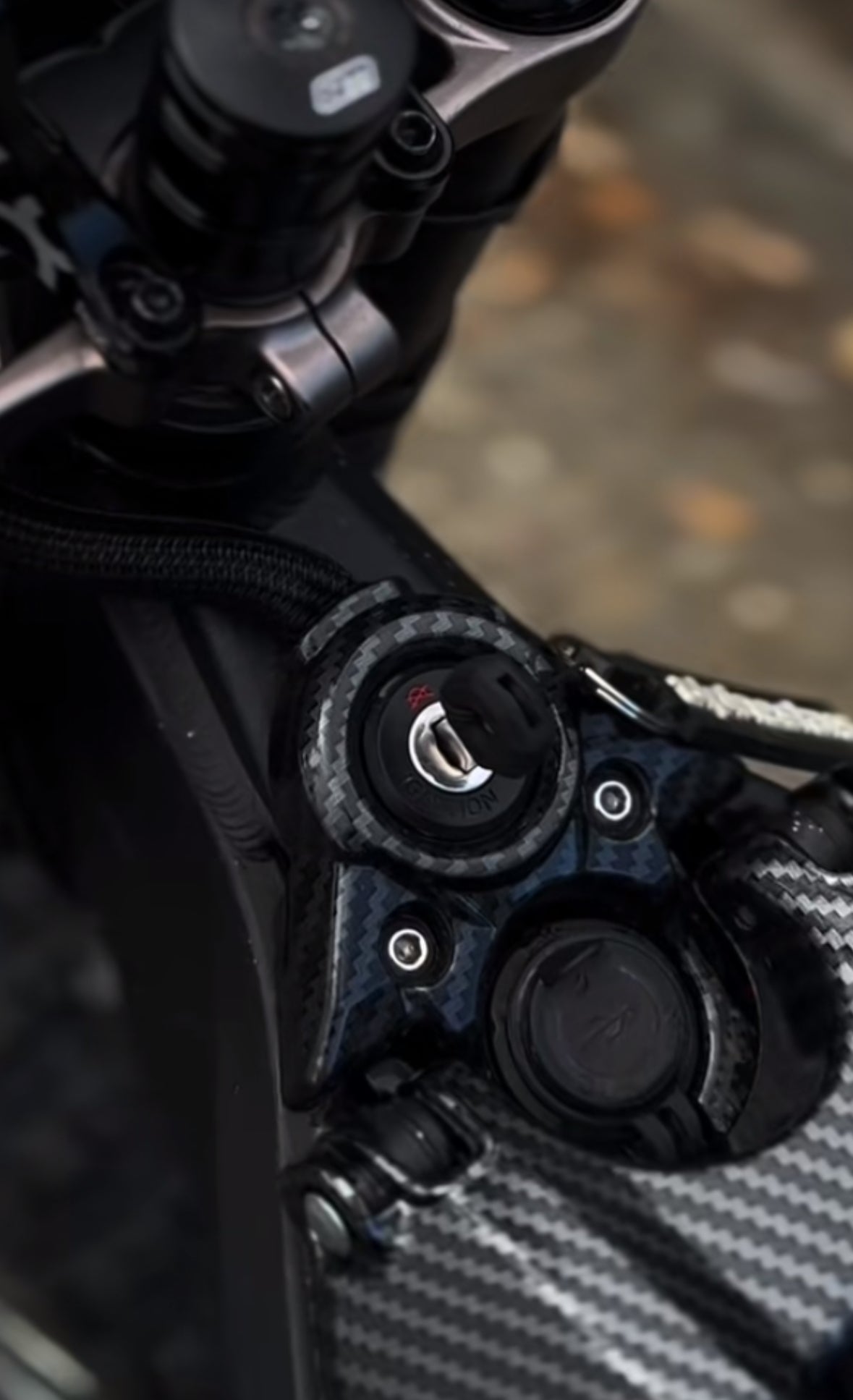 Surron Carbon Ignition Cover